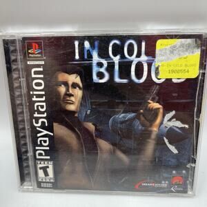 In Cold Blood Sony PlayStation 1 2001 CIB PS1 Rare